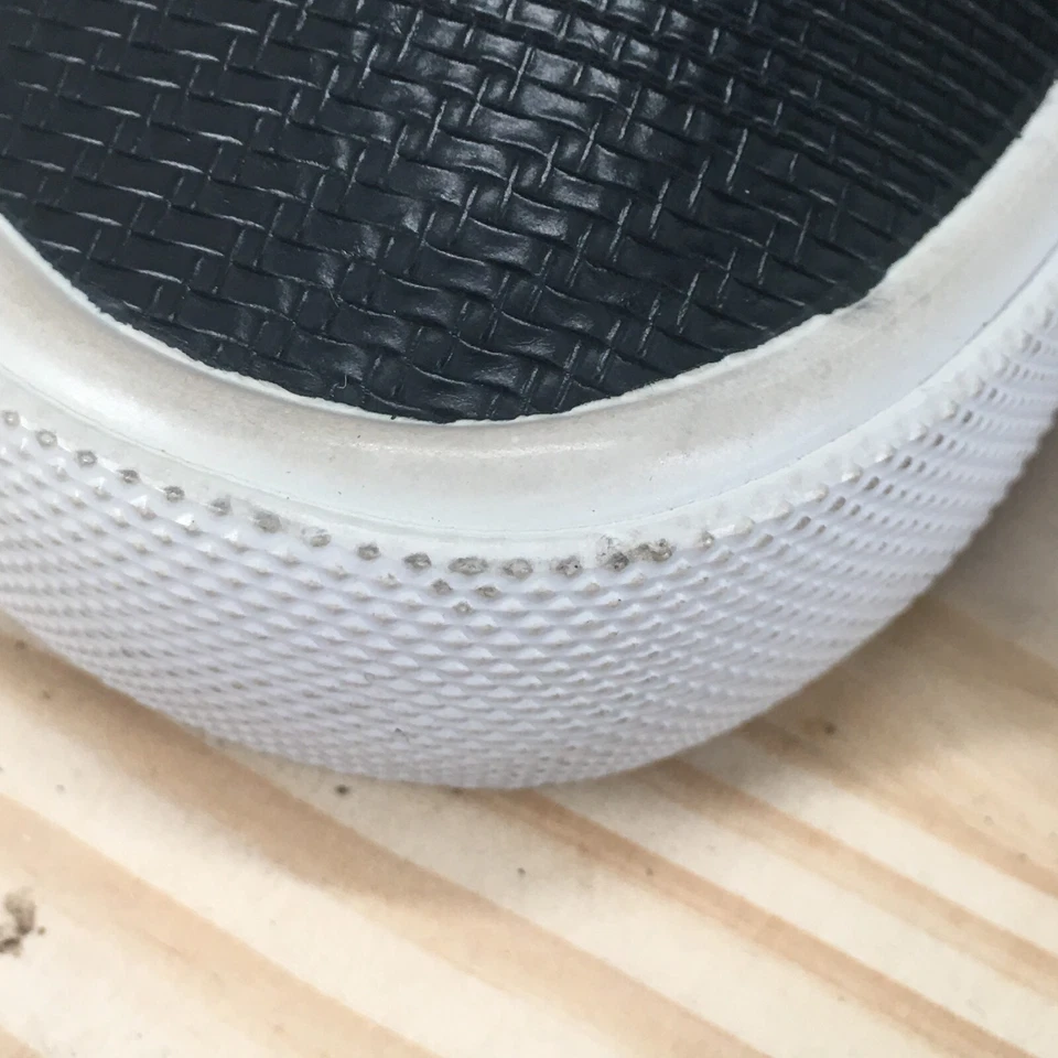 Zapatos restringidos para mujer 6 zapatillas sin cordones negras imitación cuero informales tejidos planos Foto 3 de 4