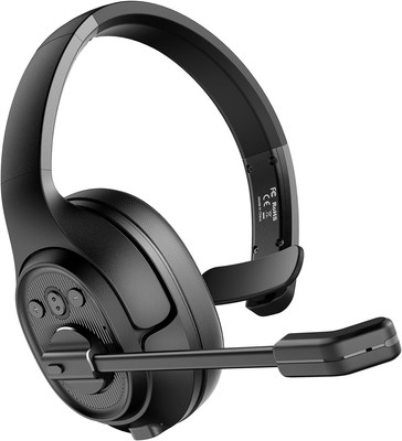 EKSA Truck Driver Bluetooth Headset with Microphone, Environmental Noise Cancell
