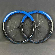 700C Road Bicycle Disc Brake Wheelset Carbon Fiber Clincher/Tubeless with Hubs