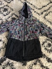 Boulder Gear Youth Girls Multicolor Ski/ Snowboard Hooded Jacket Size S