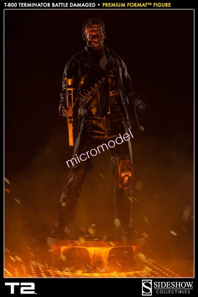 Estatua de segunda mano Sideshow Collectibles 300109 The Terminator escala 1/4 T-800 Foto 4 de 4