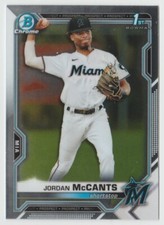 2021 Bowman Draft Chrome #BDC-26 Jordan McCants 1st