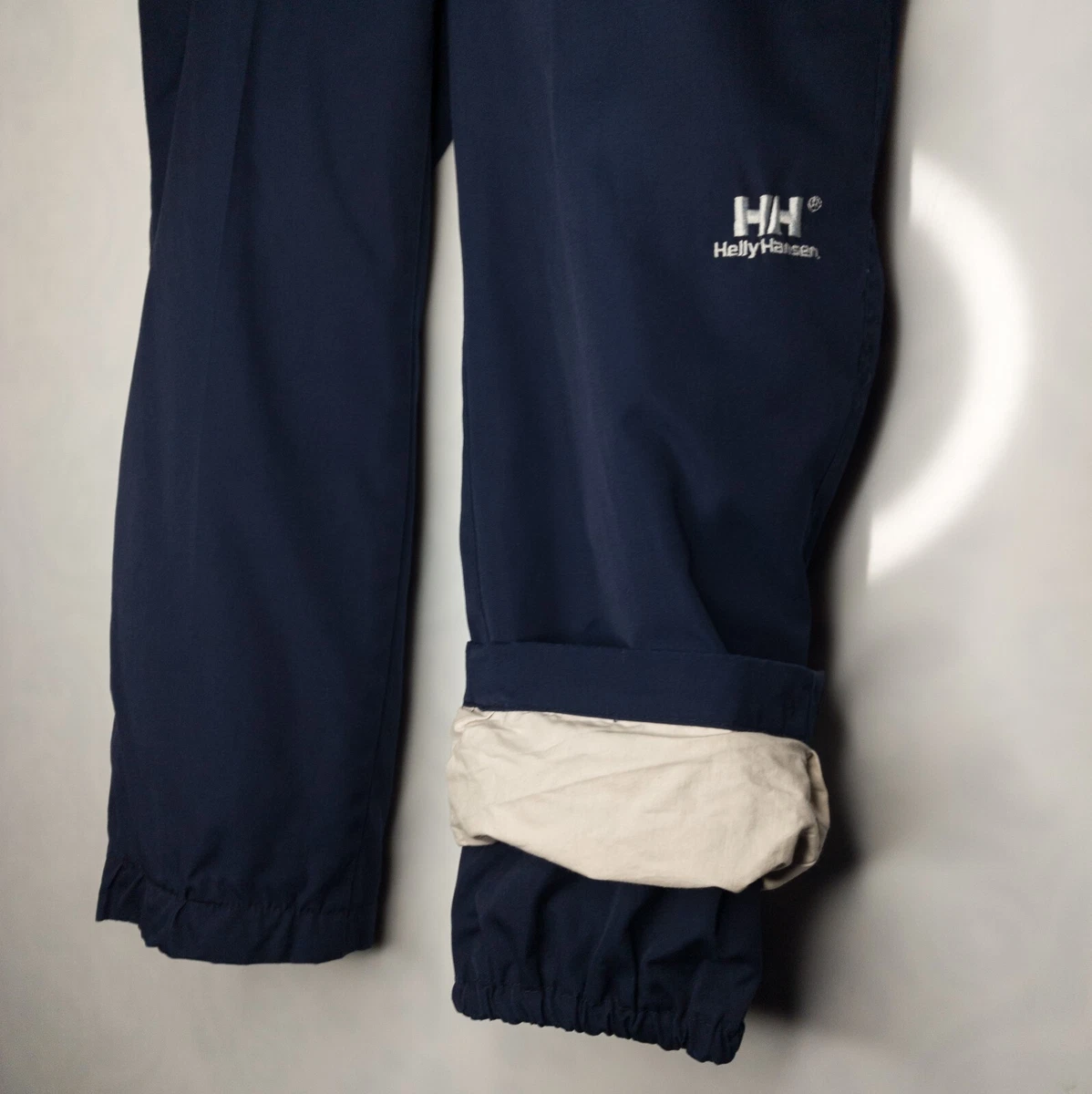 Helly Hansen Hiking Trousers Pants Outdoor Lined Warm In Navy Blue Zippered