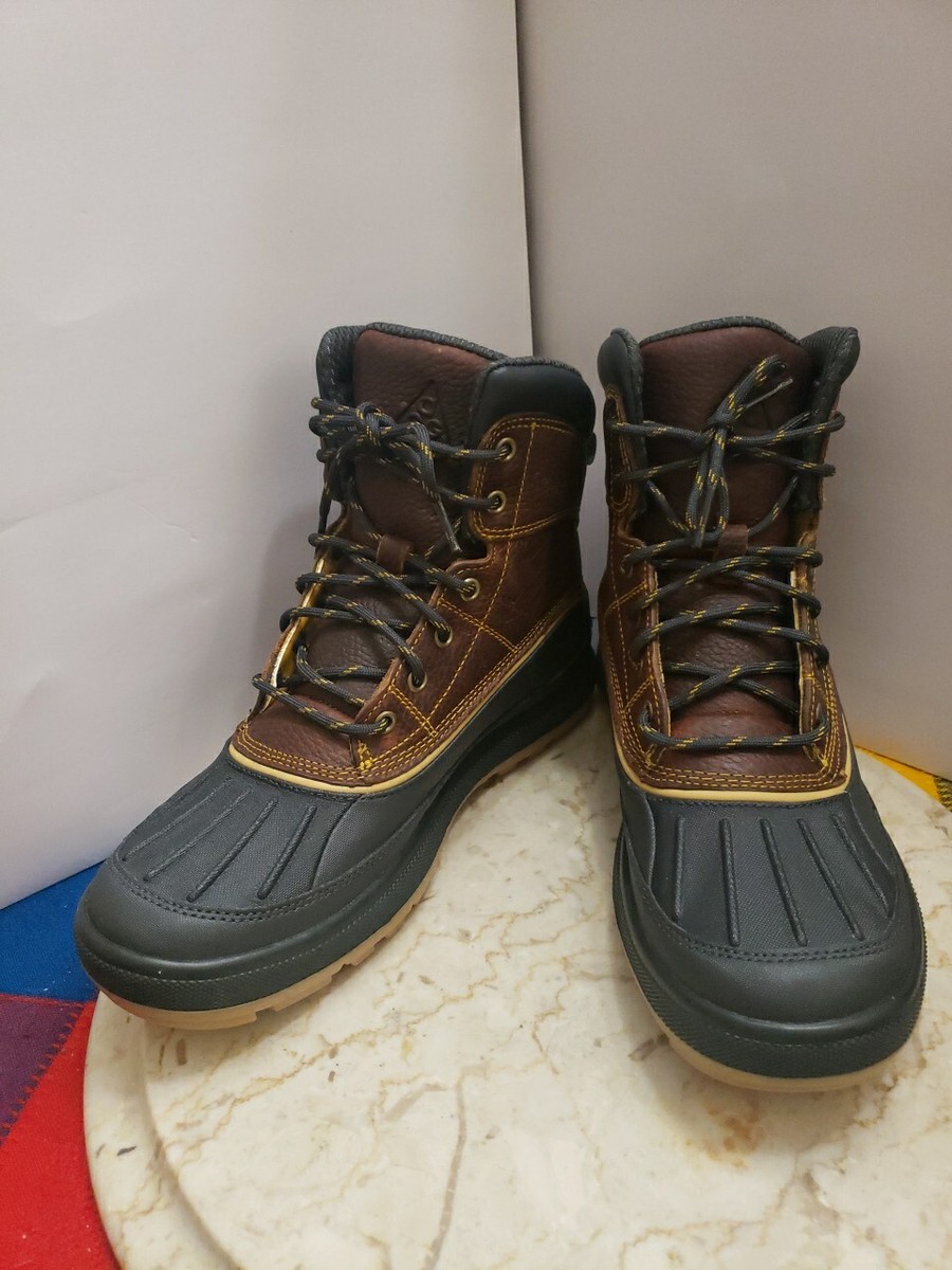 Nike Men’s Woodside 2 High ACG Dark Gold Leaf Boots Size 8. Nike Woodside II 2 ACG Hiking Boot Dark Gold Leaf Brown Men  main image 3