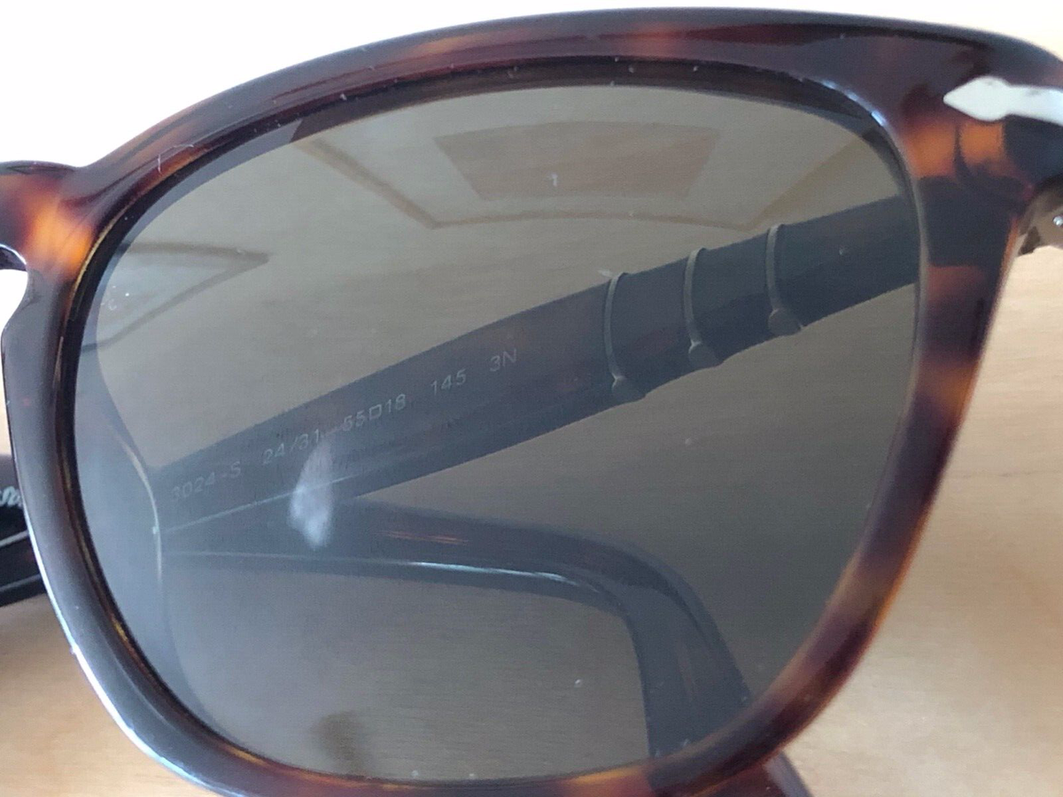 Rare Persol 3024-S Capri Edition Tortoise/Brown Sunglasses-(55-18 