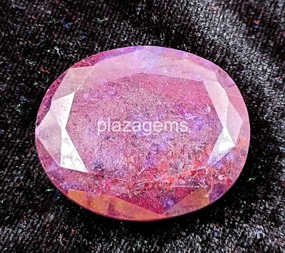 Natural Certified 288 Ct Red African Ruby Rare Oval Cut Huge Loose