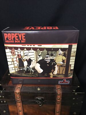 Mezco Popeye 5 Points Deluxe Box Set Mezco Action Figure NIB
