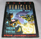 Roleplaying Game Book GURPS Vehicles Pulver Steve Jackson Tabletop RPG 1996