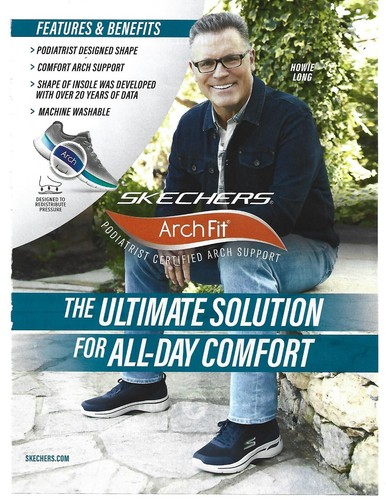 Print Ad Howie Long Skechers ArchFit 