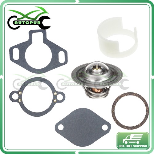 807252Q5 807252T8 Compatible BH-Motor Thermostat Kit For Mercruiser V6 & V8 GM Engines 4.3L 5.0L 5.7L 7.4L 8.2L 1987-2016 - 160°F, Replaces 807252Q5 Mercruiser Thermostat
