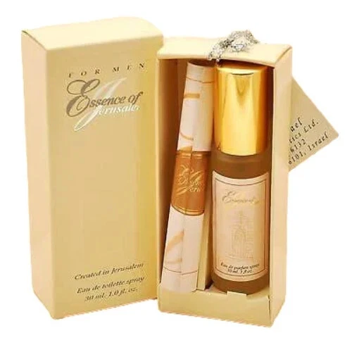 ESSENCE OF JERUSALEM PERFUME FOR MEN HOLYLAND BIBLICAL SPRAY 30 ML. - 1 FL. OZ.