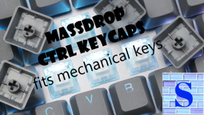 Drop Two Tone Shine Through Keycaps OEM Replacements (Individual Keycaps)