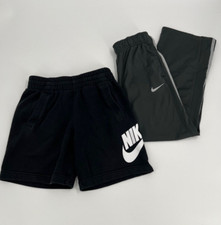Boys Nike Set- Black Sweat Short and Dry-fit Pant Size Medium