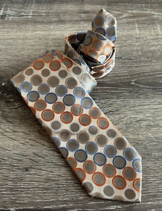 Michael Kors Multicolored Circle Pattern Men's Ne… - image 1