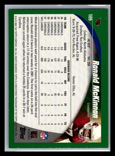 2002 Topps Football # 1 - 200 - Pick Your Card! - Picture 218 of 400