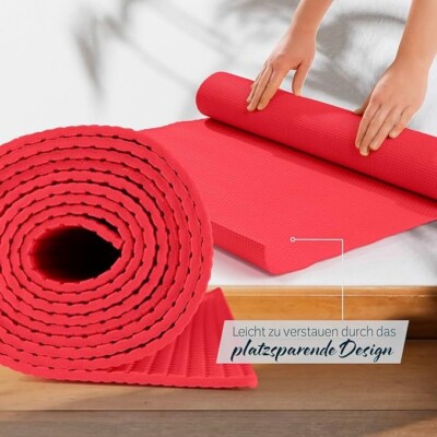 Yoga Mat  Comfortable and Non-Slip Made of Eco-PVC Non-Toxic  Size 183 x 61 x0.4