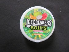 1 Ice Breakers Watermelon Green Apple Tangerine Sugar Free Mints 1.5 Oz