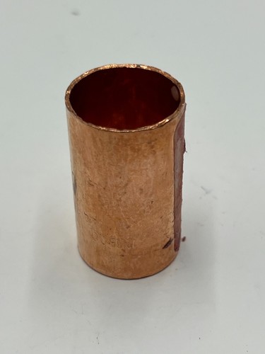 QTY 23 Nibco Coupling with Stop Fitting Wrot Copper Cup x Cup 4" Length