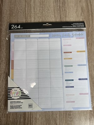 the-happy-planner-undated-weekly-wall-calendar-pad-264-sheets-ebay