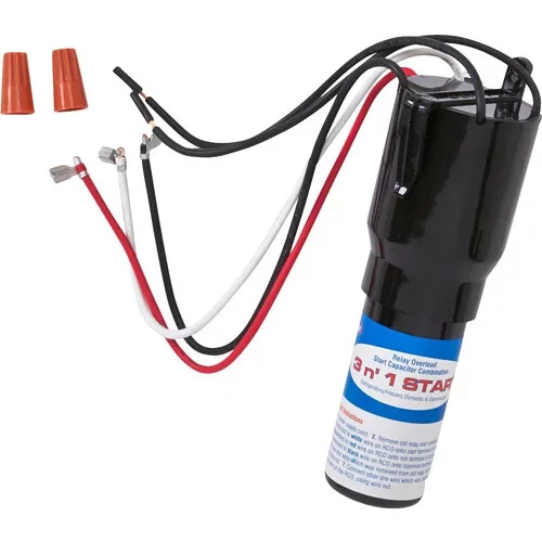 New Genuine Supco Refrigerator Relay Capacitor Overload RC0810 3-in-1 - Picture 1 of 4