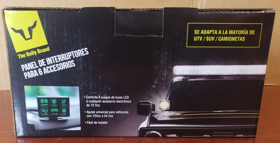 Panel de interruptor de 6 velocidades The Bully Brand Bs-100 apto para 12-24V DC NUEVO sellado Foto 2 de 2