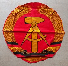 Old Emblem Coat of Arms Flag Emblem Hammer & Compass DDR 63.5 cm