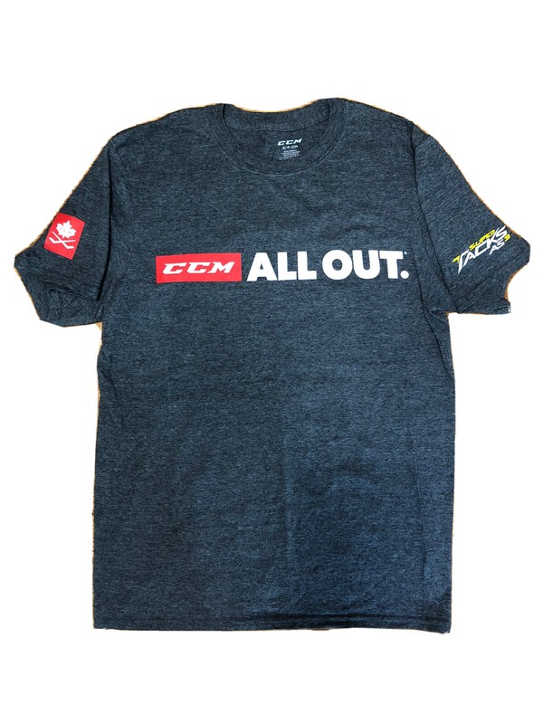 CCM Super Tacks Senior Small Hockey T-Shirt, ALL OUT AS3