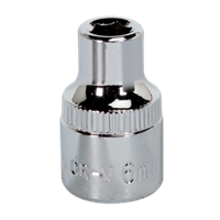 "Sealey New Walldrive® Stecknuss 6Mm 3/8\" Vierkantantrieb Vollpoliert SP3806"