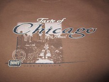 Taste Of CHICAGO (MED) T-Shirt KENNY ROGERS JOHN MAYER The BLACK CROWES CRACKER