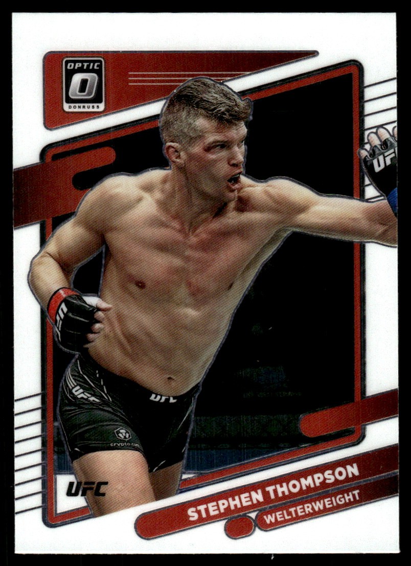 Stephen Thompson 2022 Donruss Optic UFC #69 READ FREE SHIPPING AutographDen