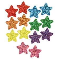 Trend Sparkle Variety Pack Star Sticker - 1300 Star - Paper - Assorted T46910 