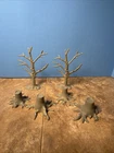 Vintage Marx Battle of Blue & Gray Playset Original Gray Dead Trees Stumps