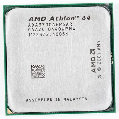Procesador ClawHammer AMD Athlon 64 3700+ ADA3700AEP5AR Socket 754 2,4 GHz 1 MB Foto 1 de 3
