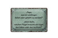 Blechschild Spruch 20X30 Cm Lieben Oder Geliebt Werden Deko Schild