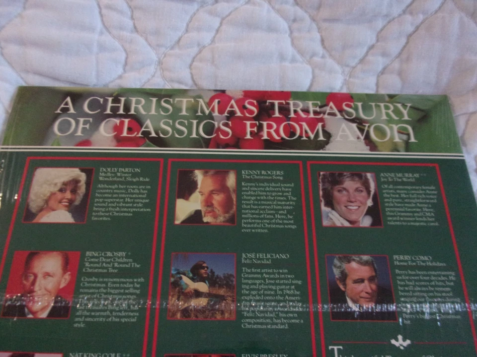 A CHRISTMAS TREASURY OF CLASSICS FROM AVON LP NEW ELVIS JOHN DENVER DOLLY PARTON - Image 3 of 4