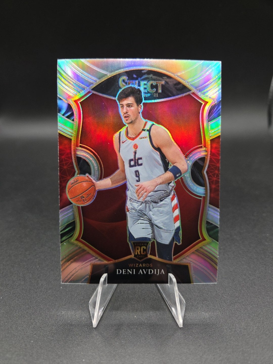 Deni Avdija 2020-21 Panini Select - Concourse #69 Silver Prizm (RC) 