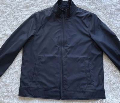 Michael Kors Jacket Mens L Blue Travel Engineered Wind Water Resistant Insulate