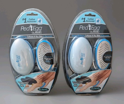 #ad New Lot of 2 Ped Egg Classic Callus Remover As Seen On TV for Dry Feet $27.99