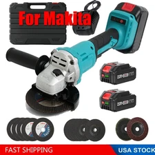 Cordless 4-1/2 Power Angle Grinder for Makita 21V Max Battery Brushless-9000 RPM