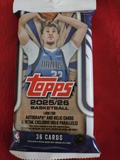 4/25-26 Topps Basketball Value Pack - Look For Autograph or Relic!  - Fast Ship!