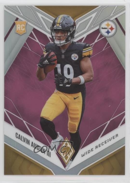 2022 Panini Phoenix Rookies Pink 155/199 Calvin Austin III #136 Rookie RC fm0