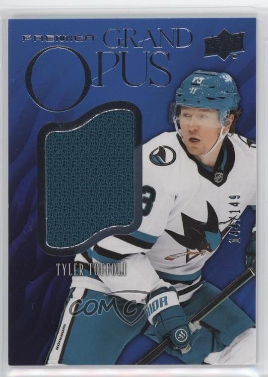2024-25 Upper Deck Premier Grand Opus Jersey 144/149 Tyler Toffoli #GO-TT 1pa2