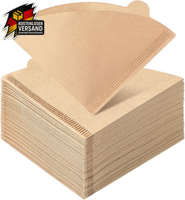 300 Stück Kegel Kaffeefilter für Handfilter Kaffeemaschinen, konisch, 10,5 cm