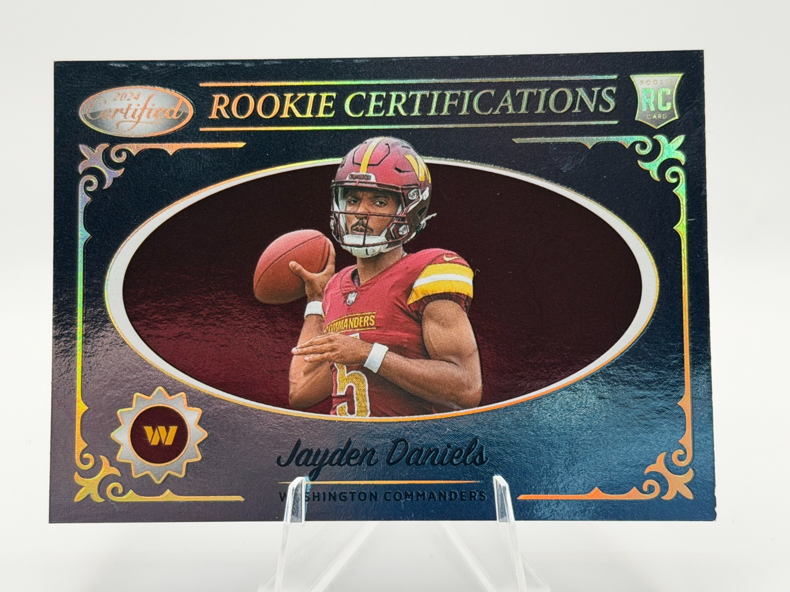 2024 Panini Certified Jayden Daniels Rookie Certifications Case Hit SSP