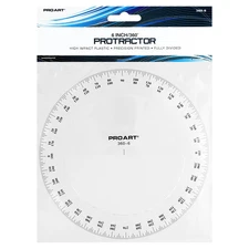 Pro Art Protractor 360 Degree 6"