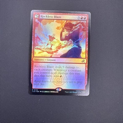 Reckless Blaze (Extended Art) Avatar: The Last Airbender: Eternal-Legal Foil