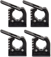 Rubber Clamp 4 Pack Adjustable Non-Slip Quick Release Mount, Fits 1.18" - 1.57