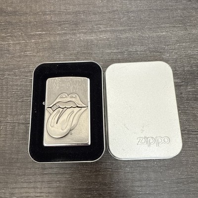 Rare Rolling Stones Tongue Surprise Zippo Lighter Mick Jagger Keith Richards