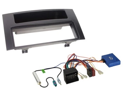 Einbauset CAN-Bus DIN Autoradio für VW Touareg T5 Caravelle 03 10 schwarz - Bild 1 von 3