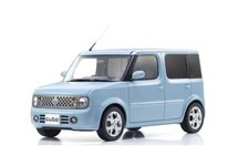 Kyosho KSR18060AB 1/18 Nissan Cube Light Blue Model Car SAMURAI